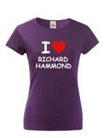 Dámské tričko s potiskem I love Richard Hammond