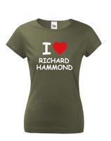 Dámské tričko s potiskem I love Richard Hammond