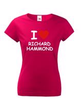 Dámské tričko s potiskem I love Richard Hammond