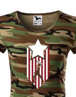 Dámské tričko s potiskem Kapitán Amerika - Captain America
