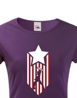 Dámské tričko s potiskem Kapitán Amerika - Captain America