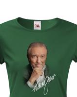 Dámské tričko s potiskem Karla Gotta