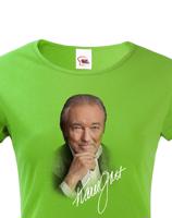 Dámské tričko s potiskem Karla Gotta