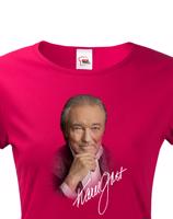 Dámské tričko s potiskem Karla Gotta