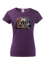 Dámské tričko s potiskem Kiss - parádní tričko s potiskem metalové skupiny Kiss