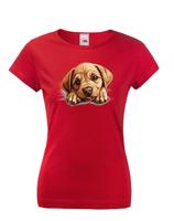 Dámské tričko s potiskem Labrador - vtipné tričko