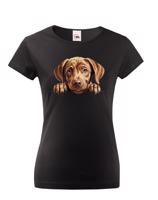 Dámské tričko s potiskem Labradorský retrívr -  tričko pro milovníky psů