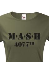 Dámské tričko s potiskem legendárního seriálu MASH 4077 2