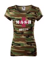 Dámské tričko s potiskem legendárního seriálu MASH 4077
