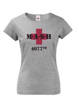 Dámské tričko s potiskem legendárního seriálu MASH 4077