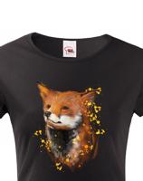Dámské tričko s potiskem lišky - skvělý dárek pro milovníka zvířat
