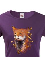 Dámské tričko s potiskem lišky - skvělý dárek pro milovníka zvířat
