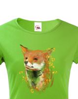 Dámské tričko s potiskem lišky - skvělý dárek pro milovníka zvířat
