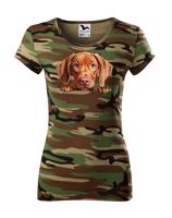 Dámské tričko s potiskem Maďarský ohař -  tričko pro milovníky psů