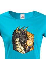 Dámské tričko s potiskem magického draka - dárek na narozeniny