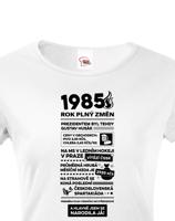 Dámské tričko s potiskem Newspaper k 40. narozeninám