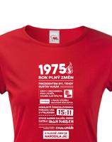 Dámské tričko s potiskem Newspaper k 50. narozeninám