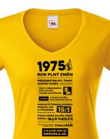 Dámské tričko s potiskem Newspaper k 50. narozeninám