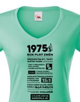 Dámské tričko s potiskem Newspaper k 50. narozeninám