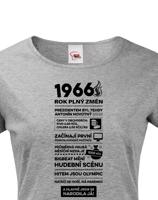 Dámské tričko s potiskem Newspaper k 60. narozeninám