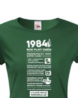 Dámské tričko s potiskem Newspaper k  narozeninám