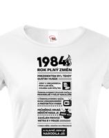 Dámské tričko s potiskem Newspaper k  narozeninám