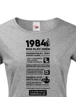 Dámské tričko s potiskem Newspaper k  narozeninám