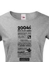 Dámské tričko s potiskem Newspaper k  narozeninám