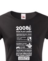 Dámské tričko s potiskem Newspaper k  narozeninám