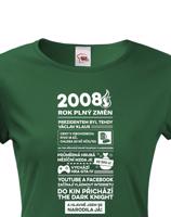 Dámské tričko s potiskem Newspaper k  narozeninám