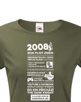 Dámské tričko s potiskem Newspaper k  narozeninám