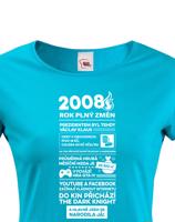 Dámské tričko s potiskem Newspaper k  narozeninám