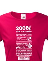 Dámské tričko s potiskem Newspaper k  narozeninám