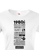 Dámské tričko s potiskem Newspaper, ke 45. narozeninám