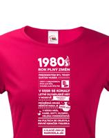 Dámské tričko s potiskem Newspaper, ke 45. narozeninám