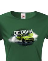 Dámské tričko s potiskem Octavia RS - tričko pro milovníky aut