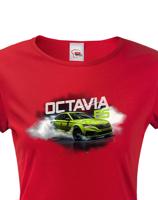 Dámské tričko s potiskem Octavia RS - tričko pro milovníky aut