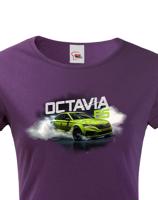 Dámské tričko s potiskem Octavia RS - tričko pro milovníky aut