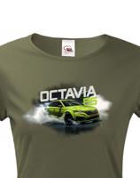 Dámské tričko s potiskem Octavia RS - tričko pro milovníky aut