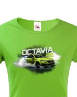 Dámské tričko s potiskem Octavia RS - tričko pro milovníky aut
