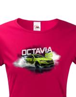 Dámské tričko s potiskem Octavia RS - tričko pro milovníky aut