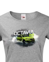Dámské tričko s potiskem Octavia RS - tričko pro milovníky aut