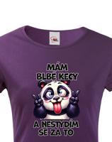 Dámské tričko s potiskem Pandy - mám debilní kecy - dárek na narozeniny nebo Vánoce