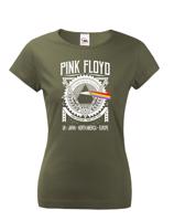 Dámské tričko s potiskem Pink Floyd - rockové tričko s potiskem Pink Floyd