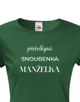 Dámské tričko s potiskem Přítelkyně - Snoubenka - Manželka