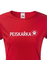 Dámské tričko s potiskem pro pejskařku