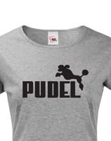 Dámské tričko s potiskem Pudel - tričko pro pejskařky