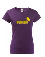 Dámské tričko s potiskem Pumba - originální dárek k narozeninám