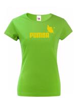 Dámské tričko s potiskem Pumba - originální dárek k narozeninám