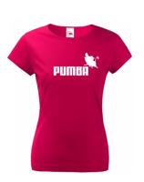 Dámské tričko s potiskem Pumba - originální dárek k narozeninám